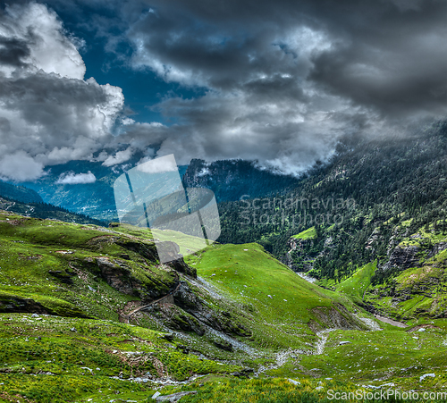 Image of Mountain landscape in Himalayas