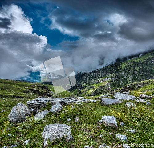 Image of Mountain landscape in Himalayas