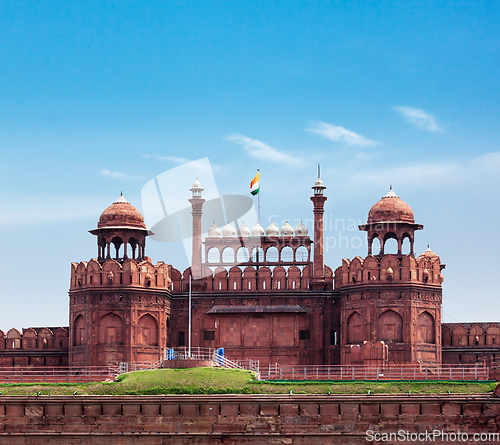 Image of Red Fort (Lal Qila). Delhi, India