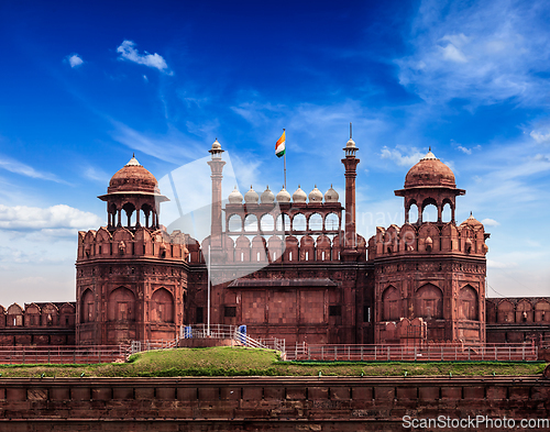 Image of Red Fort (Lal Qila). Delhi, India