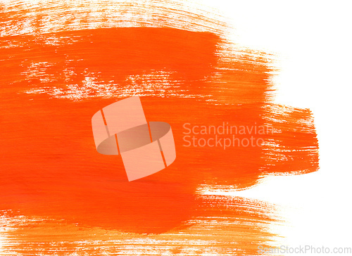 Image of Orange hand drawn texture on white background