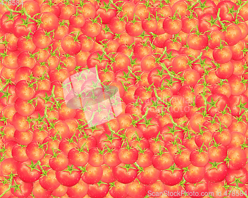 Image of texture from red and ripe tomatoes
