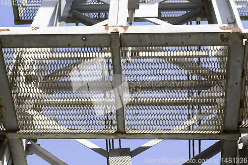 Image of steel metal rusty tower