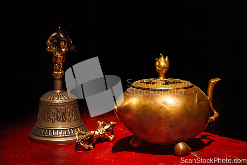 Image of Tibetan Buddhist still life