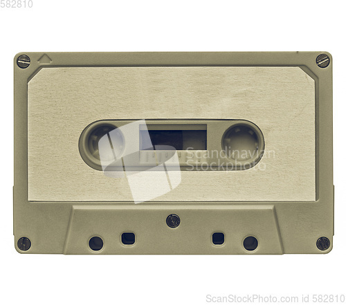 Image of Vintage looking Cassette with blank label