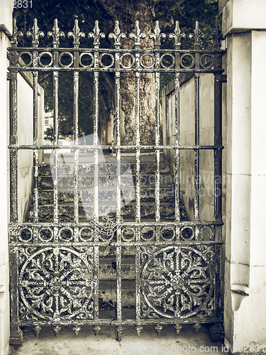Image of Vintage looking Old gate
