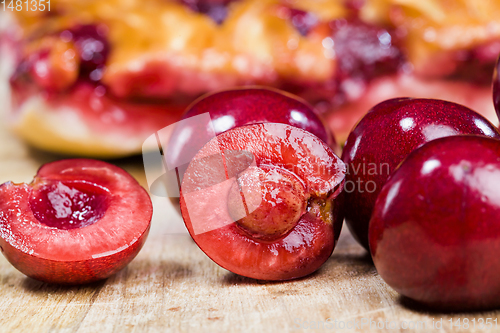 Image of Cherry sweet and tasty cake