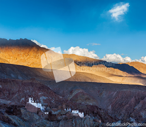 Image of Basgo monastery. Ladakh, India