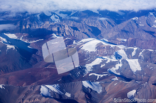 Image of Himalayas mountains aerial view