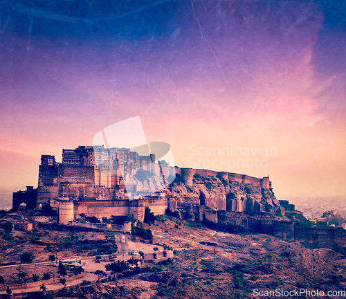 Image of Mehrangarh Fort, Jodhpur, Rajasthan, India