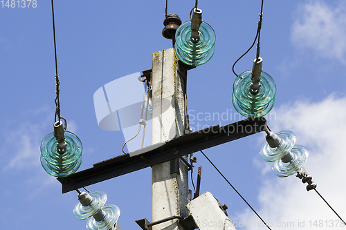 Image of high-voltage power line