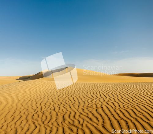 Image of Dunes of Thar Desert, Rajasthan, India