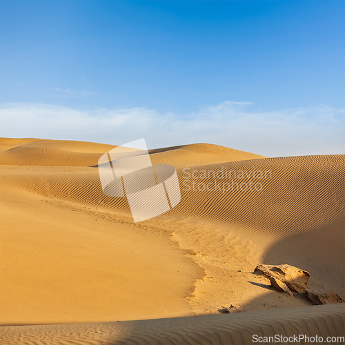 Image of Dunes of Thar Desert, Rajasthan, India