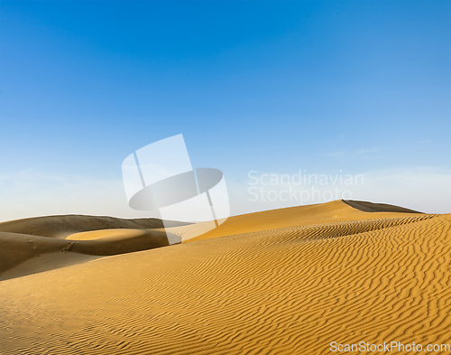 Image of Dunes of Thar Desert, Rajasthan, India