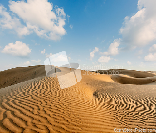 Image of Dunes of Thar Desert, Rajasthan, India