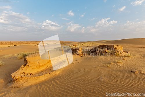 Image of Dunes of Thar Desert, Rajasthan, India