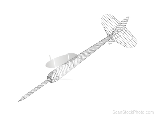 Image of 3D model of dart
