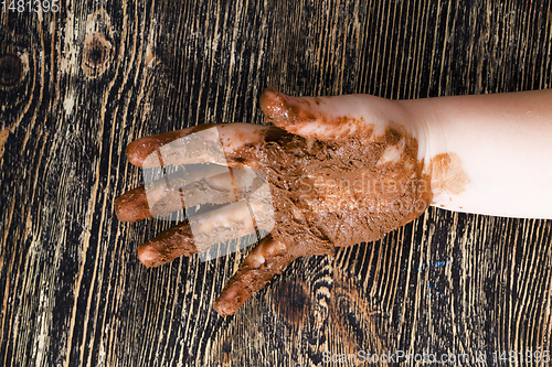 Image of chocolate with sugar