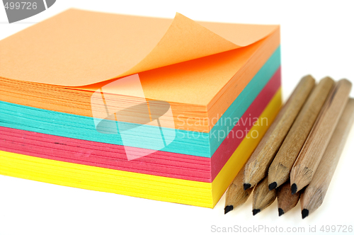 Image of Stack of post-it