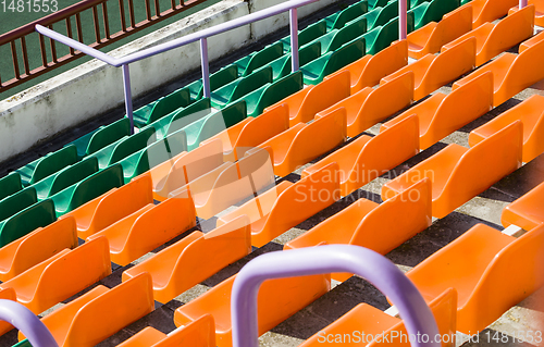 Image of plastic chairs