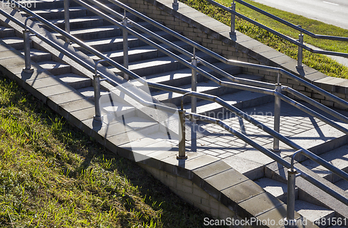 Image of old concrete staircase