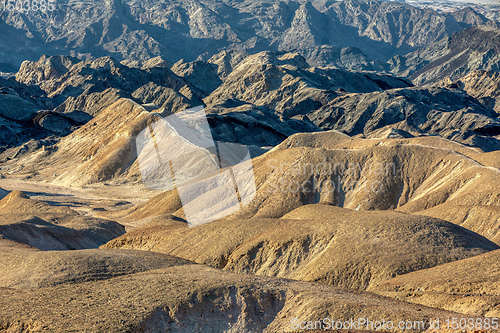 Image of Incredible Namibia landscape like moonscape, Africa