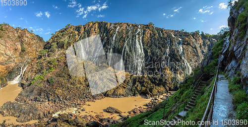 Image of Ruacana Falls on the Kunene River, Namibia Africa