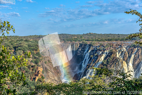 Image of Ruacana Falls on the Kunene River, Namibia Africa