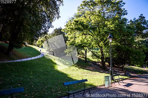 Image of Buttes-Chaumont Park, Paris