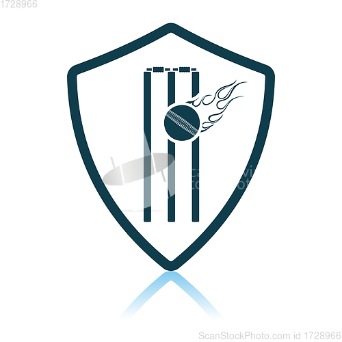 Image of Cricket Shield Emblem Icon