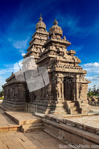 Image of Shore temple - World heritage site in Mahabalipuram, Tamil Nad