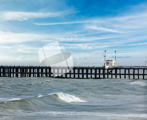 Image of Pier in ocean