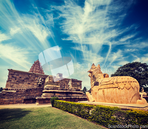 Image of Gangai Konda Cholapuram Temple. Tamil Nadu, India