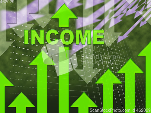 Image of Income Graph Shows Incomes Revenue And Salaries