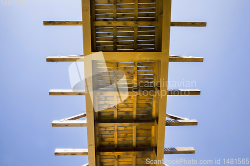 Image of simple wooden bridge