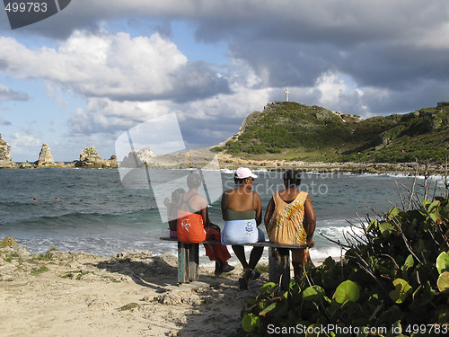 Image of The Pointe des Chateaux near Saint-Francois, Guadeloupe, French 