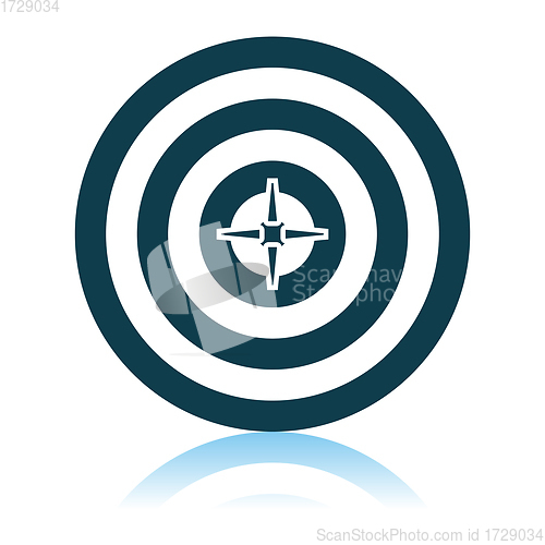 Image of Target With Dart In Center Icon