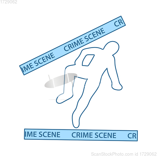 Image of Crime Scene Icon