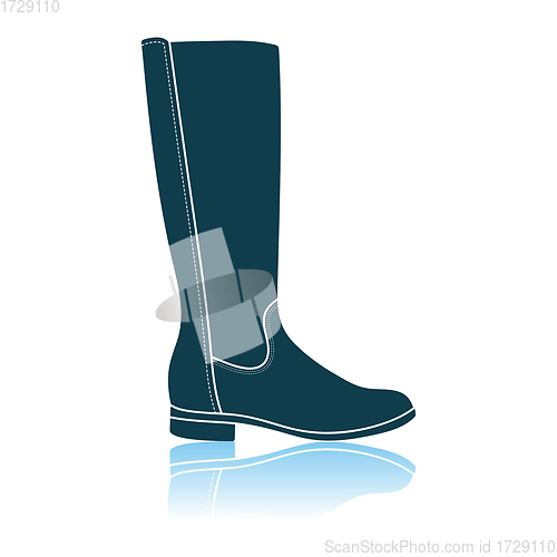 Image of Autumn Woman Boot Icon