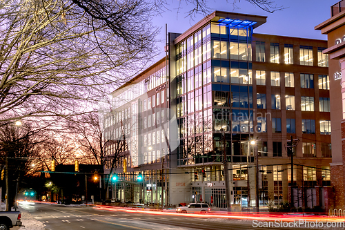 Image of Downtown Charlotte North Carolina USA at Sunrise