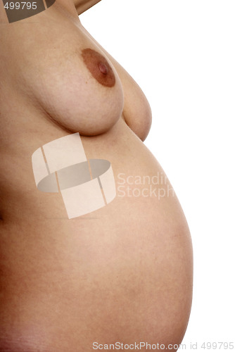 Image of breast and belly