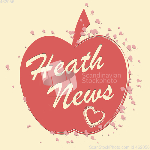 Image of Health News Represents Wellbeing Media And Journalism