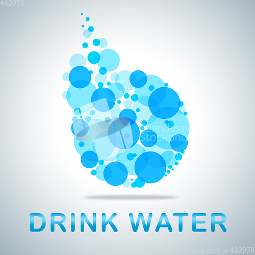 Image of Drink Water Shows Drinking H2o And Thirst