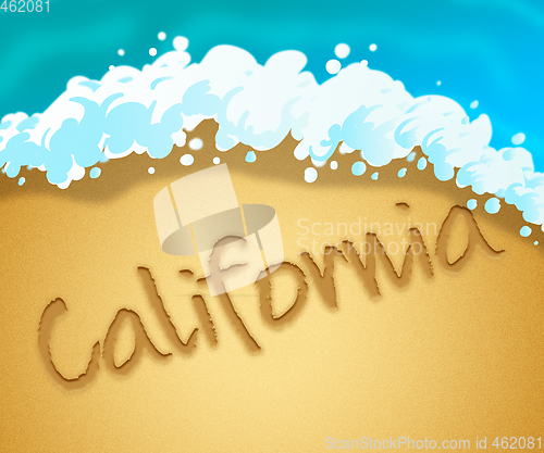 Image of California Holiday Means Beach Getaway In America