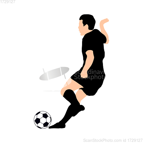 Image of soccer silhoette