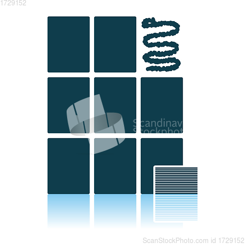 Image of Wall Tiles Icon