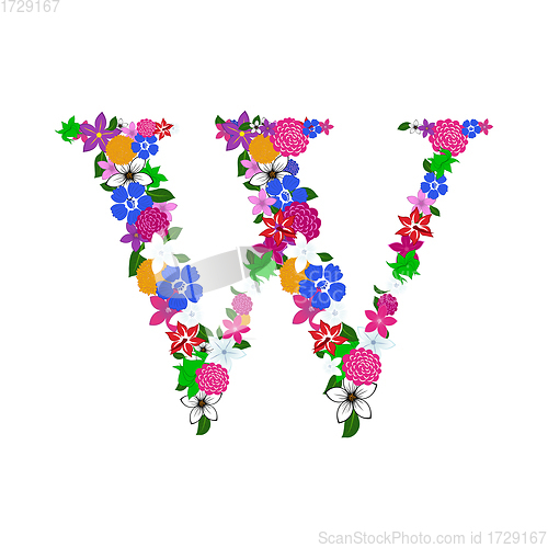 Image of Floral Alphabet Letter