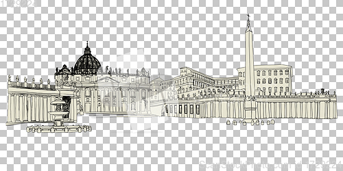 Image of Vatican sketch