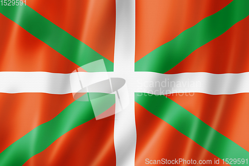 Image of Pays Basque Region flag, France