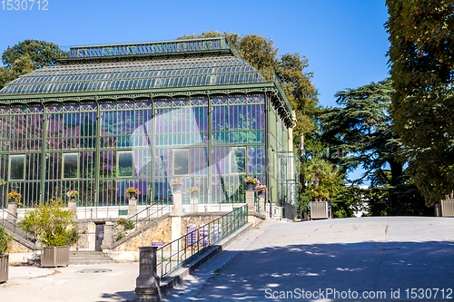 Image of Greenhouse in Jardin Des Plantes botanical garden, Paris, France